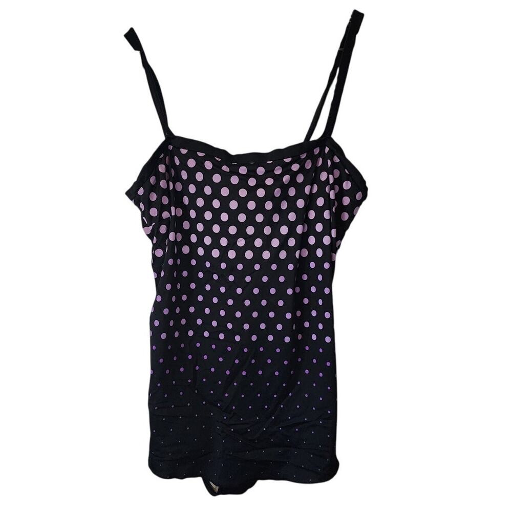 Maxine One Piece Skirted Front Polka Dot Plus Size 22
